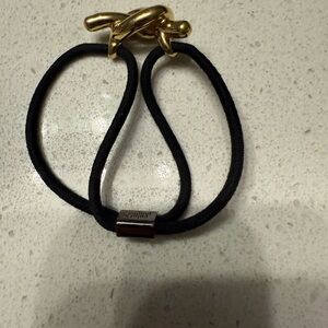 Colette Malouf Metal Knot Ponytail Holder